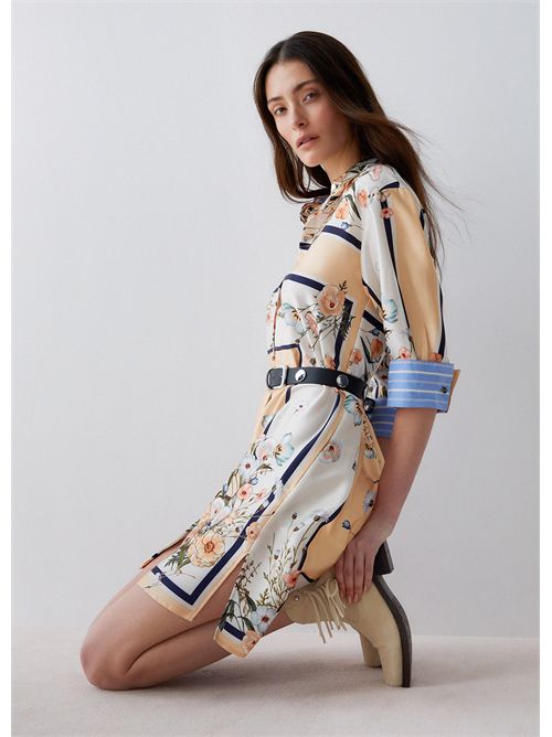 Dress woman orange LIU JO | WA6507T2555/P9547